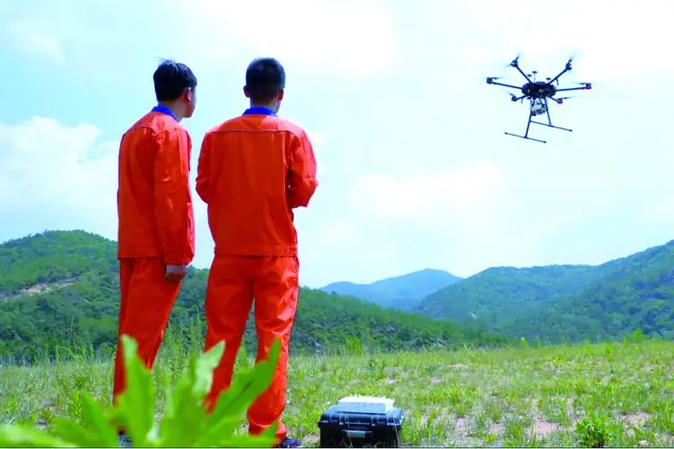 岚山无人机倾斜摄影巡检拍摄